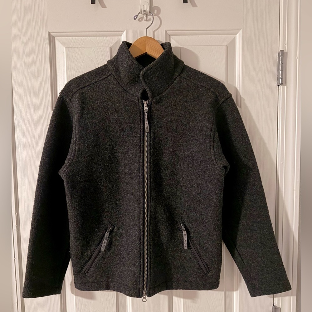 Ibex Merino Wool Full Zip Jacket – Made in USA – Small